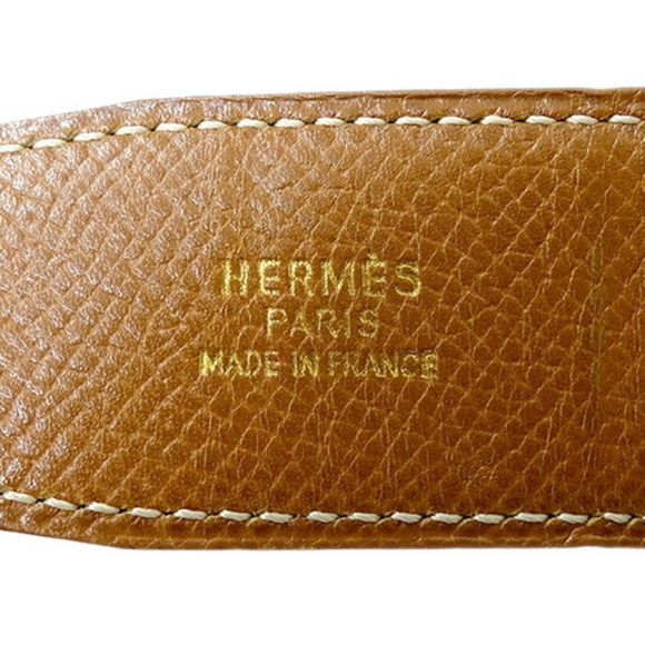 HERMES Black Horsebit Belt - Picture 6 of 12
